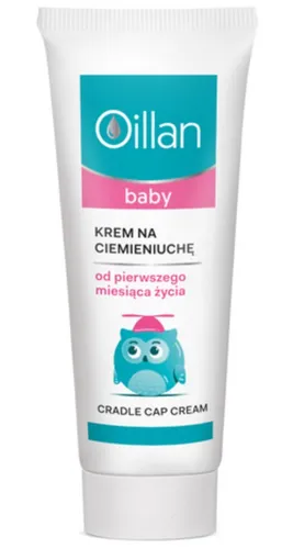 Oillan Baby, Krem na ciemieniuchę od pierwszego miesiąca życia do skóry alergicznej, suchej i wrażliwej - 1