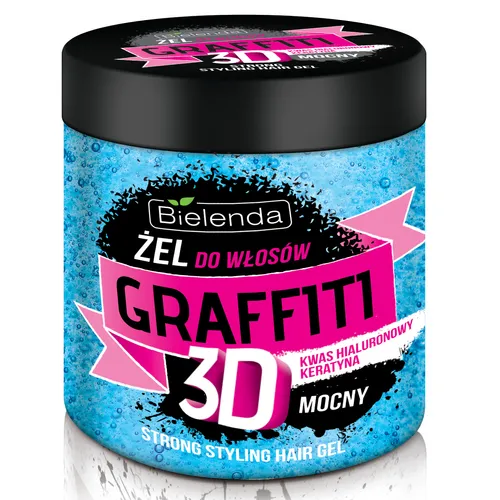 Bielenda Graffiti 3D, Żel do włosów `Mocny` - 2