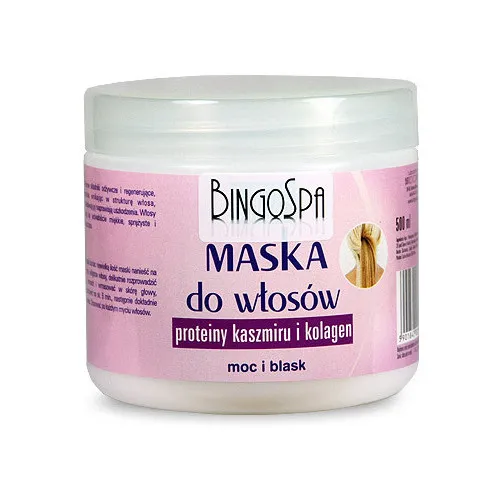 BingoSpa Maska do włosów z proteinami kaszmiru i jedwabiu - 1