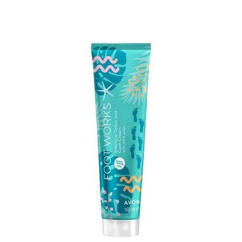 Avon Foot Works, Intensive Callus and Corn Cream (Krem zmiękczający zrogowacenia i odciski z kwasami AHA) - 2