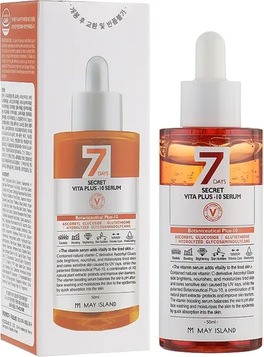 May Island 7 Days Secret, Vita Plus-10 Serum (Witaminowe serum do twarzy)