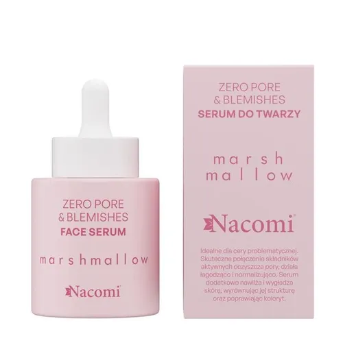 Nacomi Zero Pores & Blemishes, Marshmallow Face Serum (Serum do twarzy z trądzikiem)