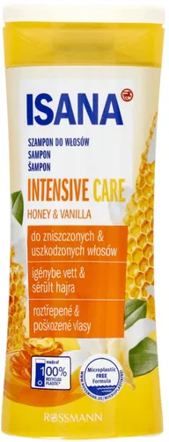 Isana Intensiv-Pflege [Intensive Care], Honig & Vanille, Shampoo (Szampon do włosów zmęczonych i zniszczonych 'Intensywna pielęgnacja' (nowa wersja)) - 1