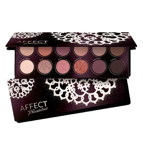 Affect Treasures, Eyeshadow Palette (Paleta cieni do powiek)