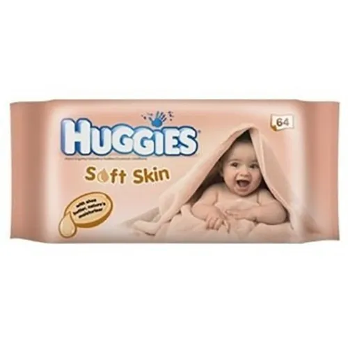Huggies Soft Skin, Chusteczki pielęgnacyjne z masłem shea - 2