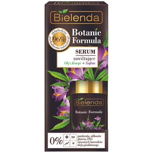 Bielenda Botanic Formula, Serum nawilżające `Olej z konopi + szafran`