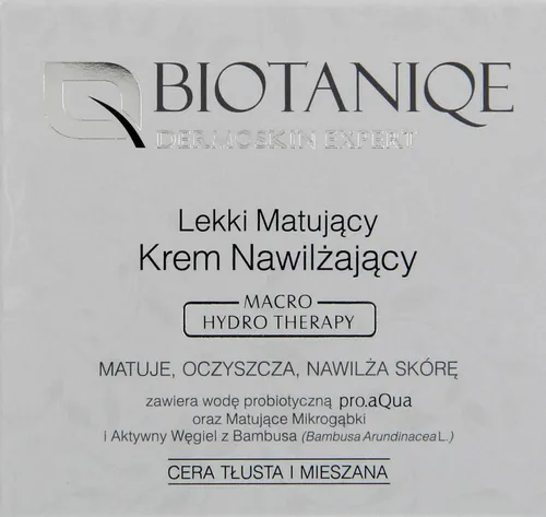 Biotaniqe Pure Detox, Lekki matujący krem nawilżający do cery tłustej i mieszanej - 2