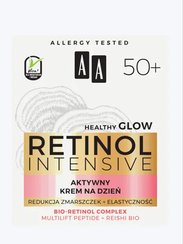 AA Retinol Intensive, Aktywny krem na dzień 50+`Redukcja zmarszczek i elastyczność` - 2