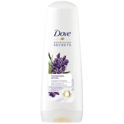 Dove Nourishing Secrets, Thickening Ritual, Conditioner (Odżywka do włosów z olejkiem lawendowym i wyciągiem z rozmarynu do włosów cienkich i pozbawionych objętości)