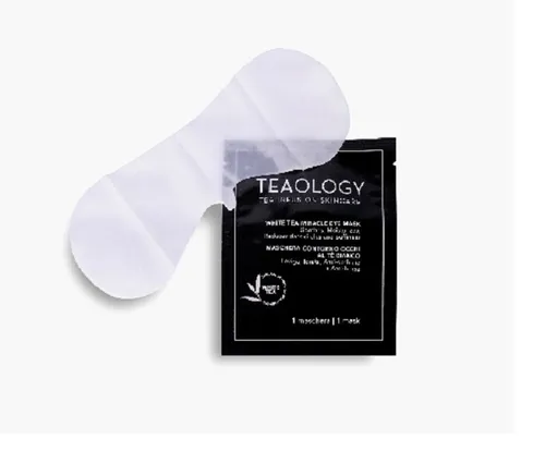Teaology White Tea Miracle Eye Mask (Maska do skóry wokół oczu na bazie esencji z białej herbaty w płatkach) - 2
