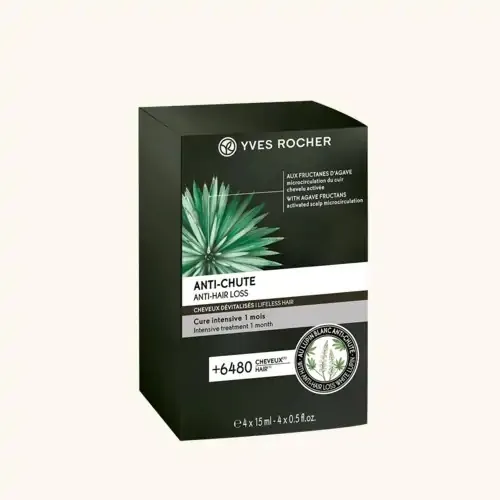 Yves Rocher Anti-Chute - Cure Stimulante (Kuracja przeciw wypadaniu włosów z białym łubinem bio) - 1