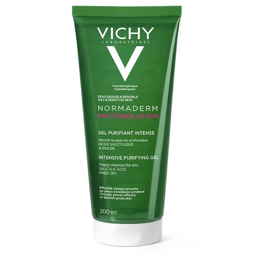 Vichy Normaderm, Gel Nettoyant Purifiant Profond (Żel głęboko oczyszczający do skóry z niedoskonałościami (nowa wersja)) - 1