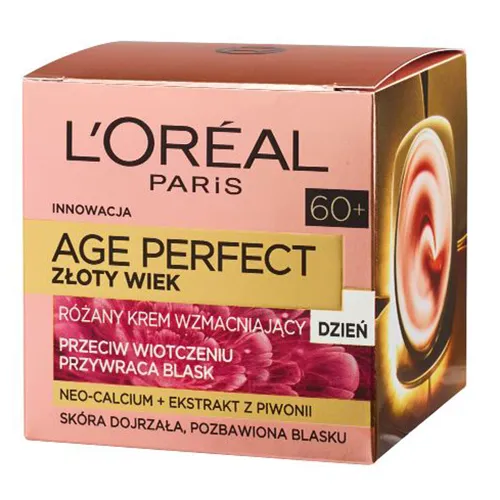 L'Oreal Paris Age Perfect, Golden Age, Rosy Re-Fortyfying Day Cream 60+ (Różany krem wzmacniający na dzień 'Złoty wiek')