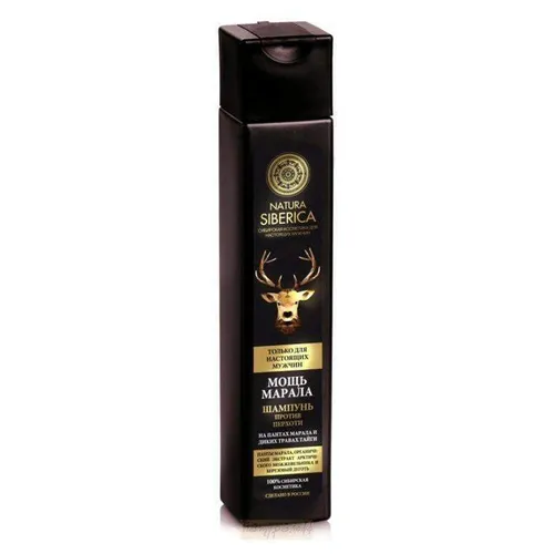 Natura Siberica For Real Men Only, Szampon przeciwłupieżowy `Siła syberyjskiego jelenia`