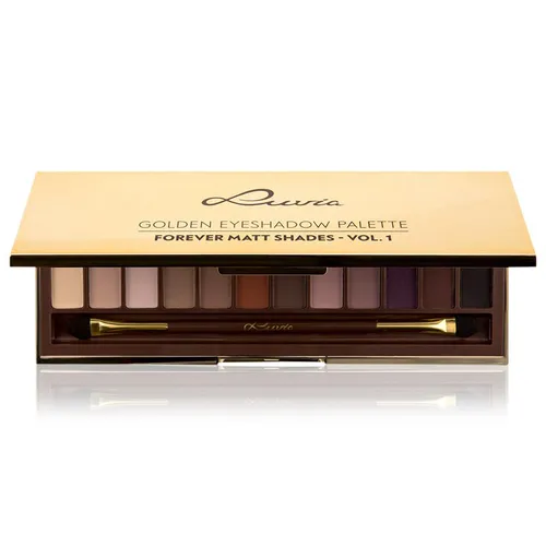 Luvia Cosmetics Golden Forever Matt Shades Vol.1 Eyeshadow Palette (Paleta 12 cieni do powiek) - 1
