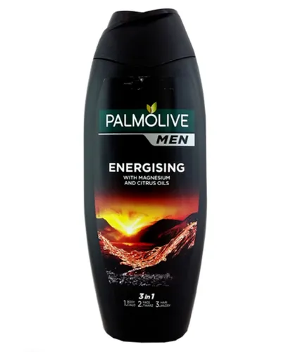 Palmolive Men, Energising, Body, Face & Hair 3 in 1 with Magnesium & Citrus Oils (Żel pod prysznic 3 w 1 dla mężczyzn) - 2