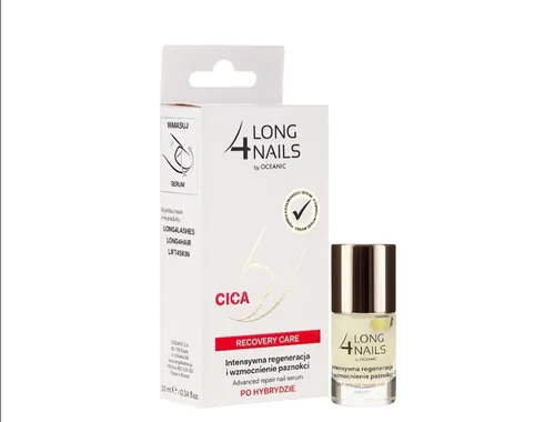 Long4Lashes Advanced Repair Nail Serum Cica Recovery Care (Serum intensywna regeneracja i wzmocnienie paznokci po hybrydzie) - 3