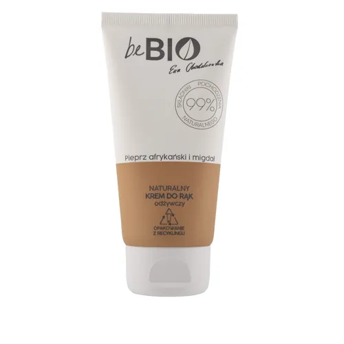 beBIO Naturalny krem do rąk `Pieprz afrykański i migdał` - 1