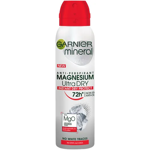 Garnier Mineral, Magnesium Ultra Dry Anti-perspirant Spray 72h (Antyperspirant dla kobiet w sprayu) - 2