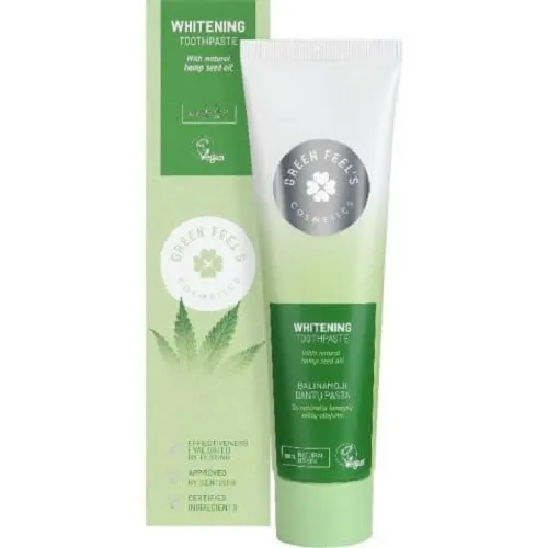 Green Feel's Cosmetics Whitening Toothpaste (Wybielająca pasta z naturalnym olejkiem konopnym)