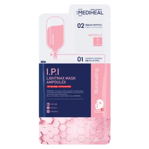 Mediheal IPI LightMax Mask Ampoule EX (Rozświetlająca dwuetapowa maska do twarzy)