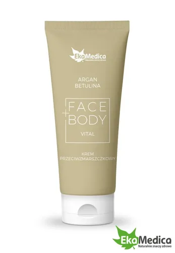 EkaMedica Argan Betulina Face + Body Vital, Krem przeciwzmarszczkowy