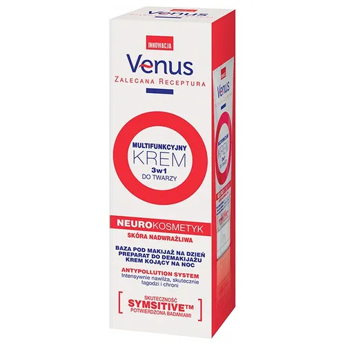 Venus Zalecana Receptura Neurokosmetyk, Multifunkcjonalny krem 3 w 1 do twarzy
