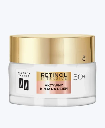 AA Retinol Intensive, Aktywny krem na dzień 50+`Redukcja zmarszczek i elastyczność` - 1