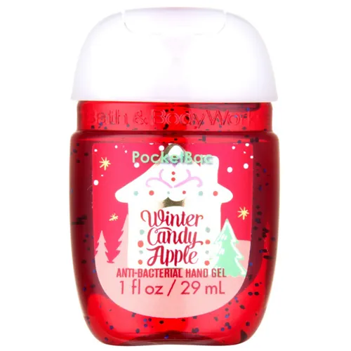 Bath & Body Works PocketBac, Winter Candy Apple, Anti - Bacterial Hand Gel (Antybakteryjny żel do rąk)