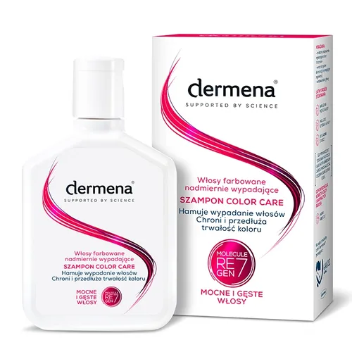 Dermena Color Care, Szampon do włosów zniszczonych farbowaniem nadmiernie wypadających - 1