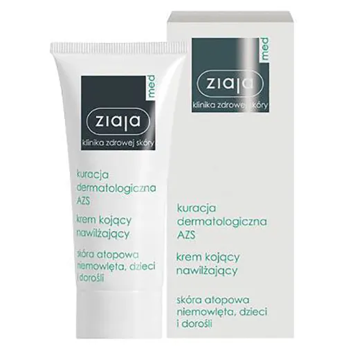 Ziaja Med, Kuracja Dermatologiczna AZS, Krem kojący nawilżający (stara wersja)