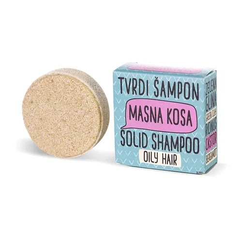 Sapunoteka Solid Shampoo Oily Hair (Szampon do włosów przetłuszczających)