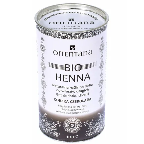 Orientana Naturalna bio henna do włosów długich `Gorzka czekolada` - 2