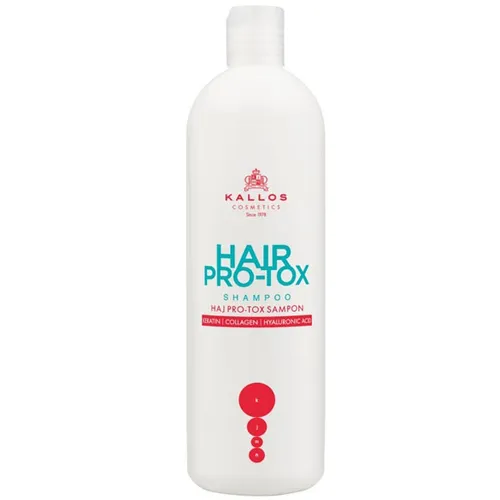 Kallos KJMN, Hair Pro-tox, Szampon z keratyną, kolagenem i kwasem hialuronowym