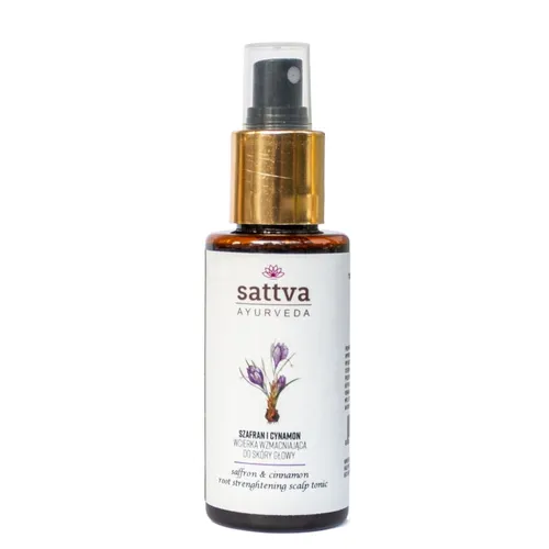 Sattva Ayurveda by Agnieszka Niedziałek, Wcierka wzmacniająca do skóry głowy `Szafran i cynamon` - 1