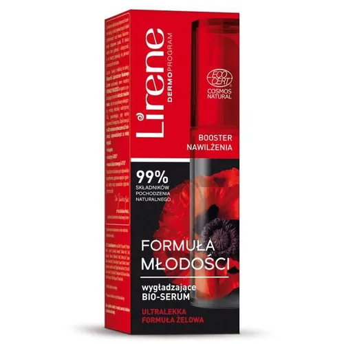 Lirene Dermoprogram Formuła Młodości, Wygładzające bio - serum booster nawilżenia - 1