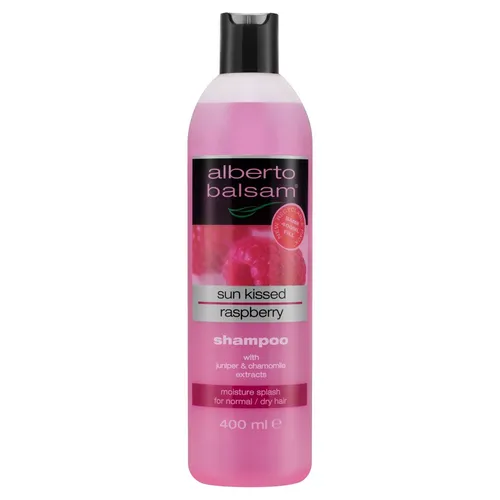 Alberto Balsam Herbal Shampoo Sun Kissed Raspberry (Ziołowy szampon do włosów z ekstraktem z malin)