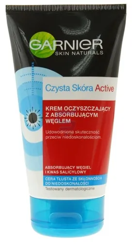 Garnier Czysta Skóra Active [Pure Active], Żel peelingujący z absorbującym węglem - 2