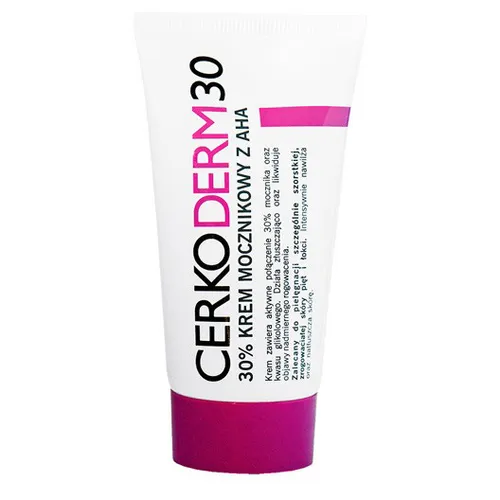 Cerko Cerkoderm 30, 30% krem mocznikowy z AHA (nowa wersja)