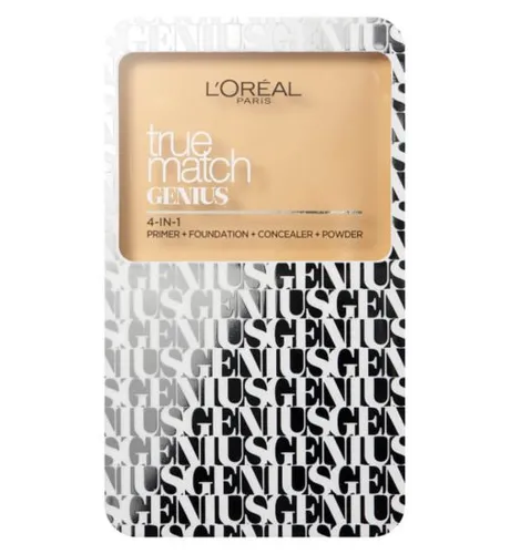 L'Oreal Paris True Match, Genius Compact Foundation (Podkład w kompakcie 4 w 1)