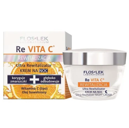 Floslek ReVita C, Ultra rewitalizator krem na noc