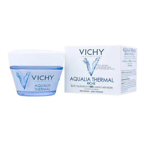 Vichy Aqualia Thermal Riche (Nawilżający krem kojący i wzmacniający skórę o bogatej konsystencji)