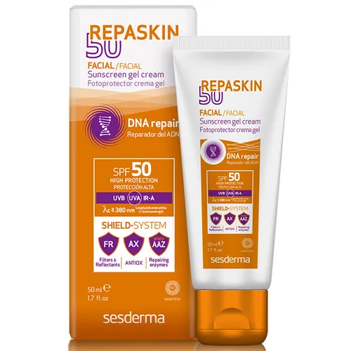 Sesderma Repaskin, Fotoprotector SPF 50 for Face (Filtr ochronny do twarzy)