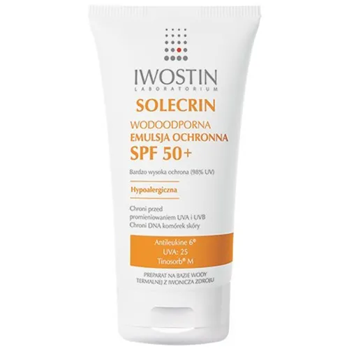 Iwostin Solecrin, Wodoodporna emulsja ochronna SPF 50+ (stara wersja)