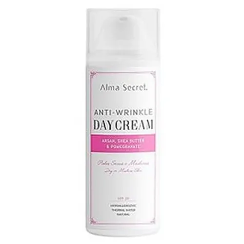 Alma Secret Anti-Wrinkle Day Cream Argan, Shea Butter & Pomegranate SPF20 (Przeciwzmarszczkowy krem na dzień z arganem, masłem Shea i granatem SPF20)