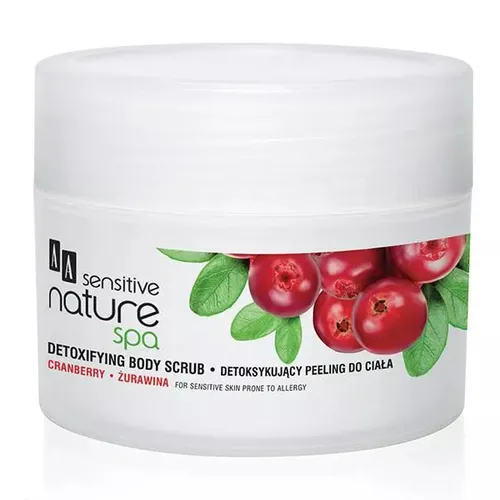 AA Sensitive Nature SPA, Żurawina, Detoksykujący peeling do ciała