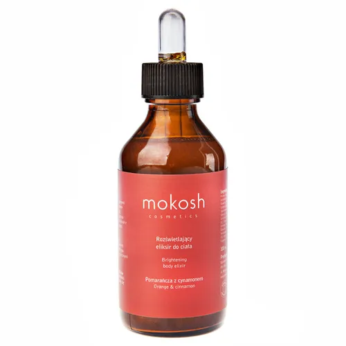 Mokosh Cosmetics Pomarańcza z cynamonem, Rozświetlający eliksir do ciała