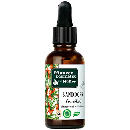 Pflanzenkosmetik von Müller Sanddorn-Gesichtsöl (Olejek do twarzy z rokitnikiem)