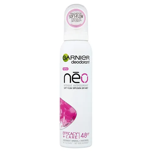 Garnier NEO, Floral Touch, Dry Mist (Antyperspirant w formie suchej mgiełki)