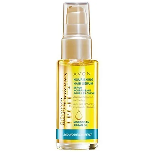 Avon Advance Techniques, 360 Nourishment, Moroccan Argan Oil  Nourishing Hair Serum [Absolute Nourishment Treatment Serum] (Odżywcza kuracja z marokańskim olejkiem arganowym [Serum do włosów 'Pełne odżywienie']) - 2